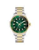 Bulova Marine Star Automatic 41mm Gold Green Watch - 0