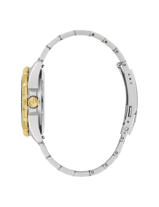 Bulova Marine Star Automatic 41mm Gold Green Watch - 0