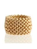 Unoaerre Ring - Maxi - Band - 925% Gold Plated Silver - 711ECA013G18