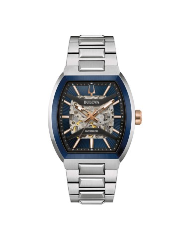 Bulova Watch - Maquina Automatic 40mm Blue Rose Gold - 0