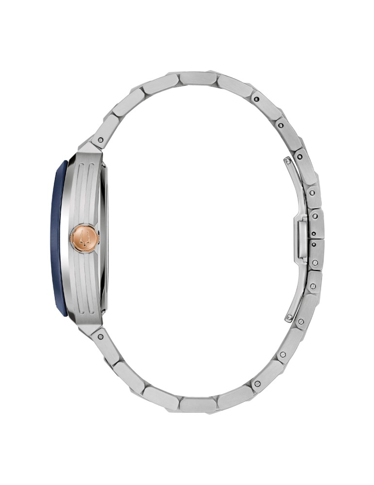 Bulova Watch - Maquina Automatic 40mm Blue Rose Gold - 0