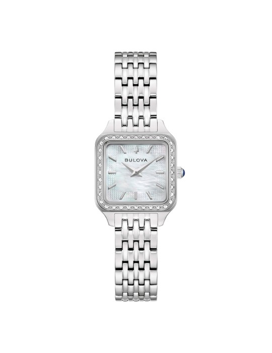 Orologio Bulova - Sutton Square Quarzo 23mm Madreperla con Diamanti Naturali - 0