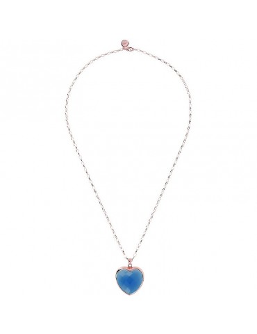 Collana Bronzallure - Pendente Cuore - Calcedonio - WSBZ00048LG.BA 2