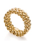 Unoaerre Ring - Thin Band - 925% Gold Plated Silver - 711ECA018G18