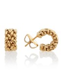 Unoaerre Earrings - 925% Gold Plated Silver - Grain of Rice -711ECO0548G