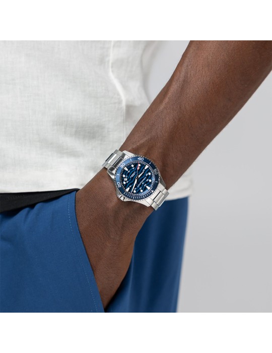 Orologio Hamilton - Khaki Navy Scuba Automatico 40mm Blu - 0