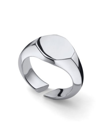 Anello Unoaerre - Chevalier - Argentato - Design Ottagonale - EXA102B