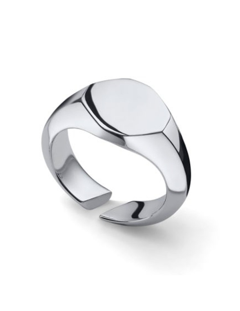 Anello Unoaerre - Chevalier - Argentato - Design Ottagonale - EXA102B