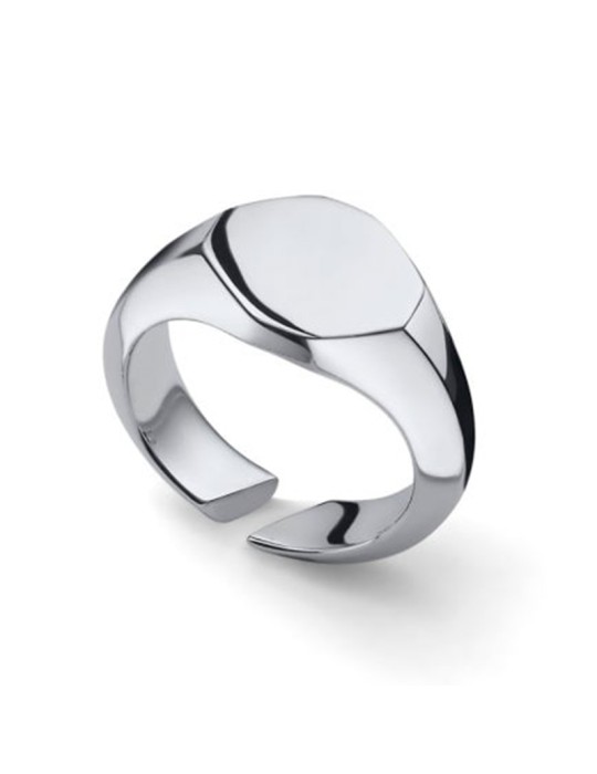 Unoaerre Ring - Chevalier - Silver - Octagonal Design - EXA102B