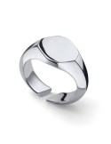 Anello Unoaerre - Chevalier - Argentato - Design Ottagonale - EXA102B