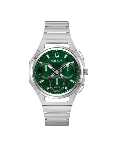 Bulova Curv Progressive Quartz 41mm Green Watch - 0