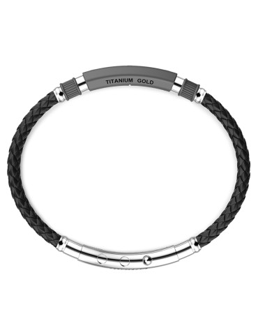 Bracciale Zancan - Titanio - Viti in Oro Rosa 18Kt - ETB144R 2