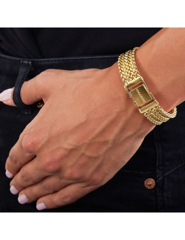 Unoaerre Bracelet - Gold - Rice Grain Mesh - EXB4862G 2