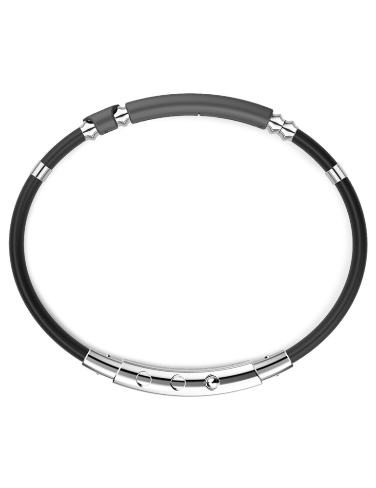 Zancan Bracelet - Titanium-Central Element in 18 Kt Rose Gold-ETB149R