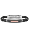 Zancan Bracelet - 18 Kt Rose Gold Plate - Black Diamonds 0.16ct - ETB151R