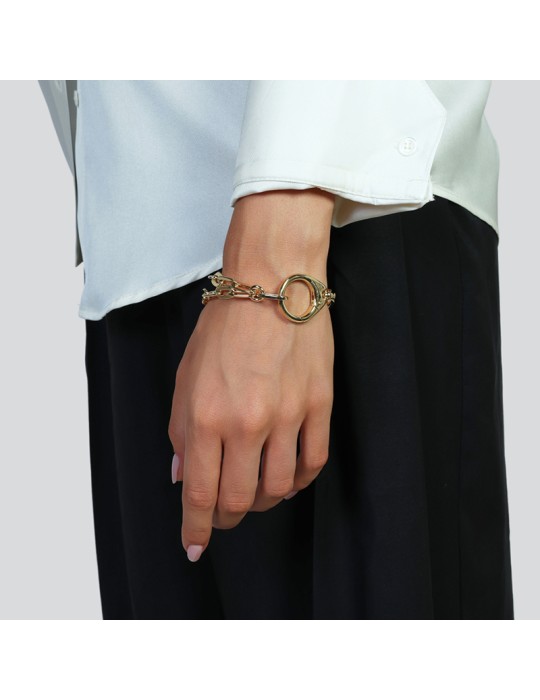 Bracciale Unoaerre - Fashion Jewellery - Dorato-Doppia Catena-EXB5374G