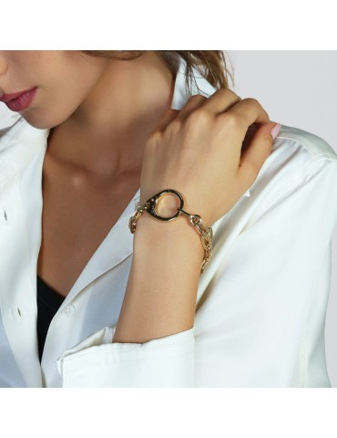 Bracciale Unoaerre - Fashion Jewellery - Dorato-Doppia Catena-EXB5374G 2