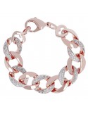 Bronzallure Chain Bracelet with Zircons for Women - 0