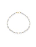 Lelune - Aurora Bracelet in 3 - 3.5 mm Freshwater Cultured Pearls and 18K Yellow Gold Elements - 0