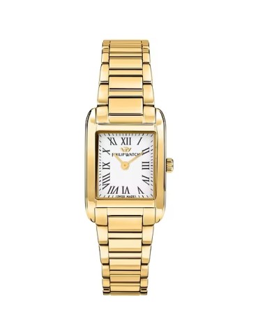 Philip Watch Women's Museum Quartz Watch 24x34 mm White Gold - 0