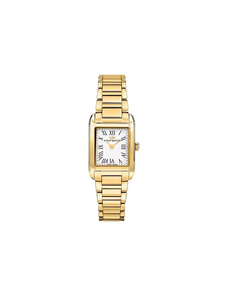 Orologio Philip Watch Donna - Museum Quarzo 24x34 mm Dorato Bianco - 0