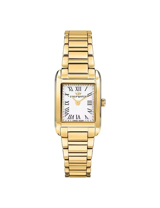 Philip Watch Women's Museum Quartz Watch 24x34 mm White Gold - 0