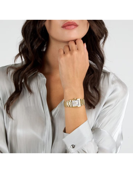 Orologio Philip Watch Donna - Museum Quarzo 24x34 mm Dorato Bianco - 0