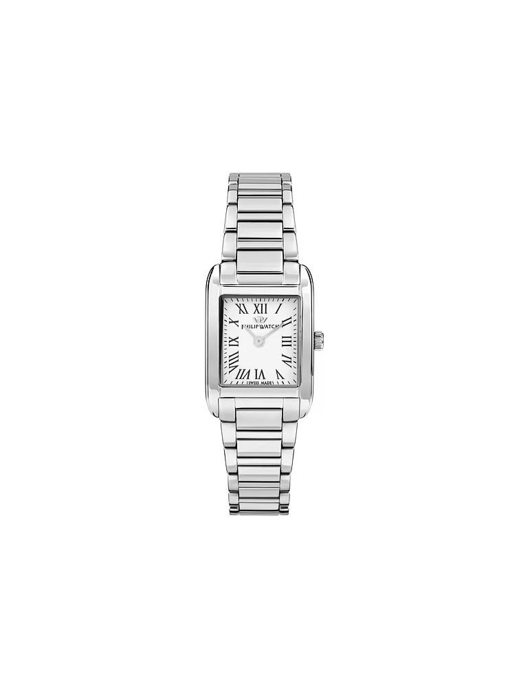 Philip Watch Women's Museum Quartz Watch 24x34 mm Silver White - 0