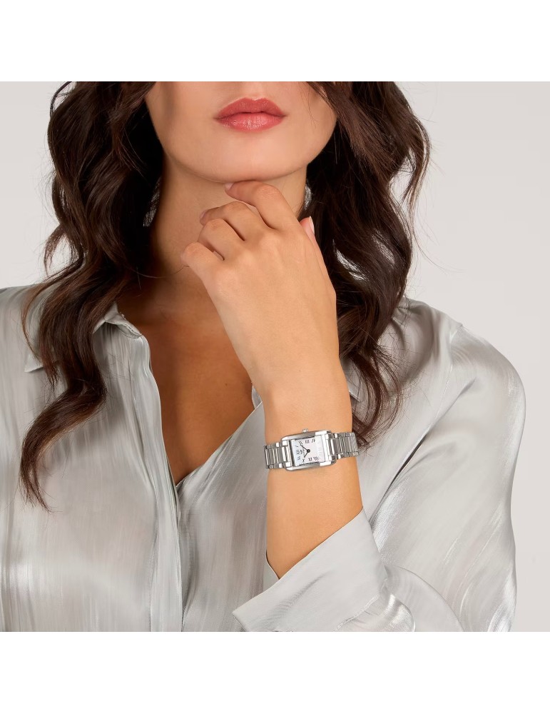 Philip Watch Women's Museum Quartz Watch 24x34 mm Silver White - 0