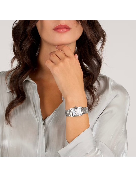 Philip Watch Women's Museum Quartz Watch 24x34 mm Silver White - 0