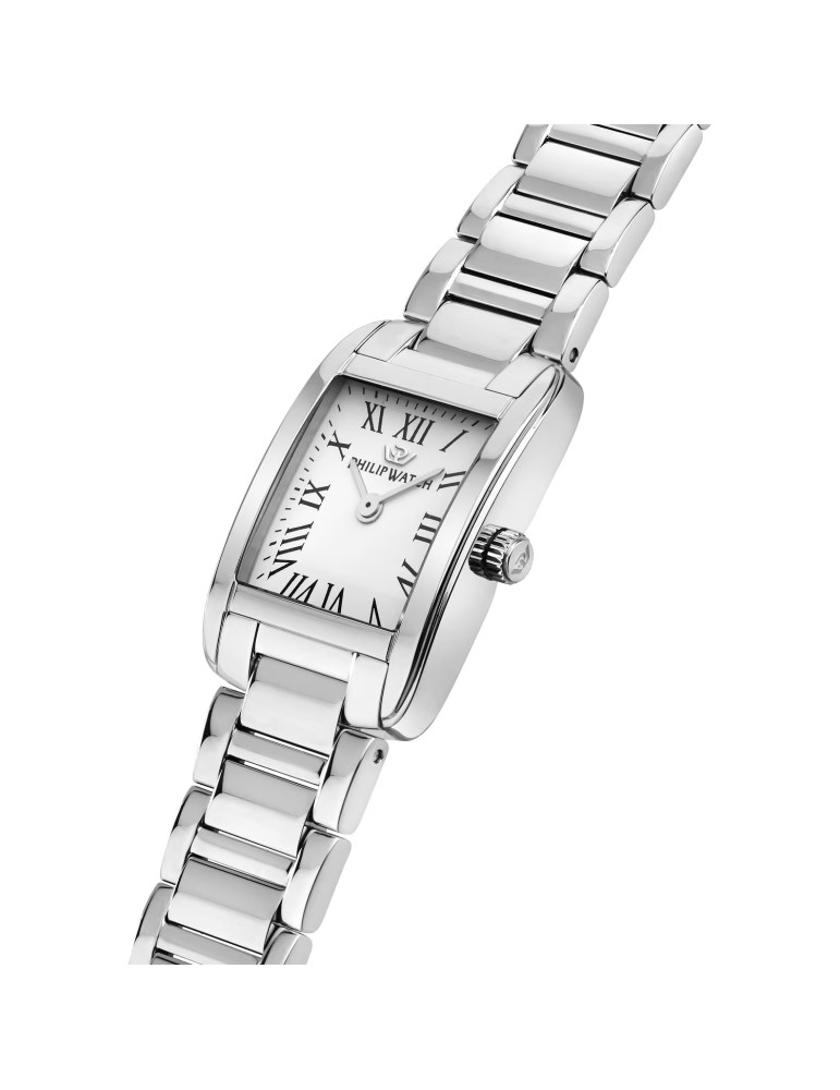 Orologio Philip Watch Donna - Museum Quarzo 24x34 mm Argento Bianco - 0