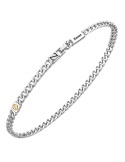 Bracciale Zancan - a Catena - Argento 925% - Vite Dorata - ESB456G