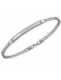 Zancan Bracelet - 925% Silver - 18 Kt Rose Gold Screws - ESB457R