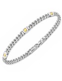 Bracciale Zancan - Argento 925% - Nr.3 Viti in Oro Giallo 18Kt-ESB458G