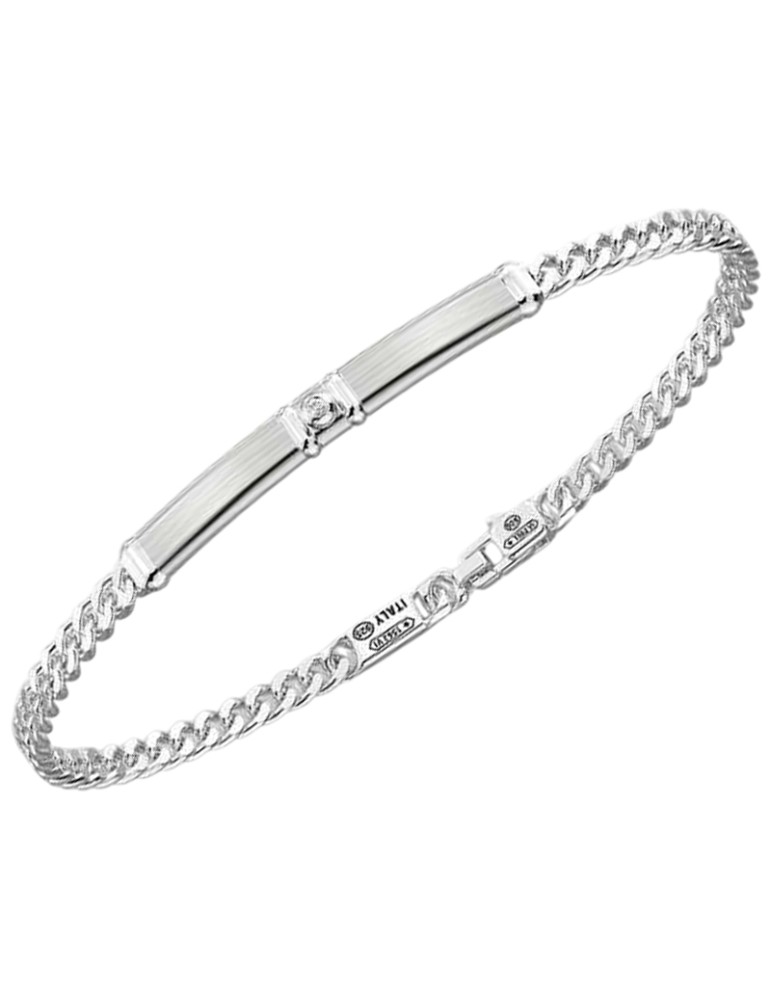 Bracciale Zancan - Argento 925% - Diamante Centrale 0,015ct - ESB459