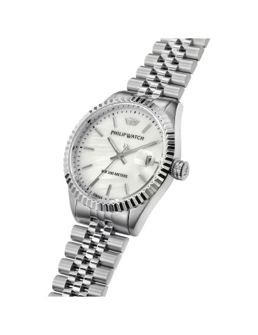 Orologio Philip Watch - Caribe Urban Quarzo 35mm Argento Madreperla - 0 2