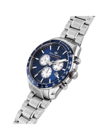 Orologio Philip Watch Uomo - Blaze Cronografo 42mm Blu - 0 2
