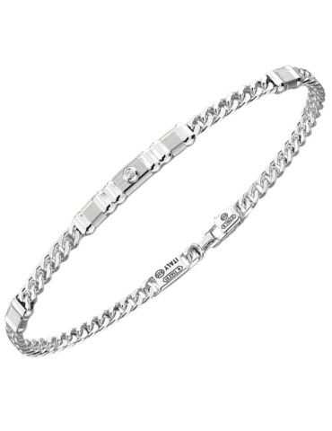 Zancan Bracelet - 925% Silver - White Diamond 0.015ct - ESB460