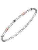 Bracciale Zancan - Argento 925% - Nr.3 Diamanti Neri 0,08 ct - ESB465R