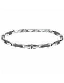 Bracciale Maserati - Catena - Acciaio Nero - Ceramica - JM226ATZ75
