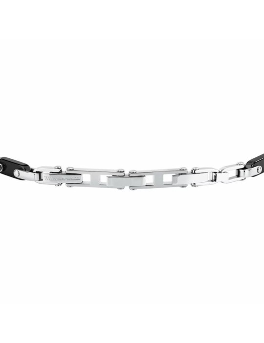Bracciale Maserati - Catena - Acciaio Nero - Ceramica - JM226ATZ75