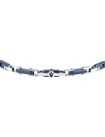 Maserati Bracelet - Chain - Blue Steel - Ceramic - JM226ATZ76 2