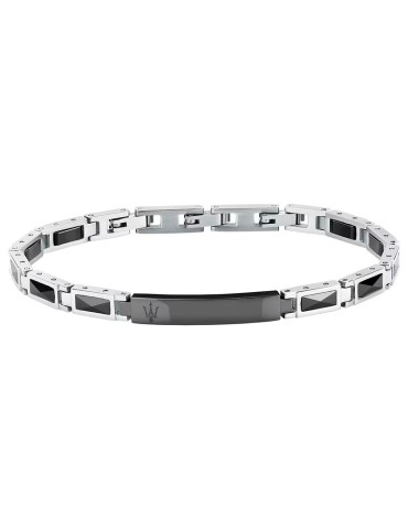 Maserati Bracelet - Steel - Elements - Black Ceramic - JM226ATZ79