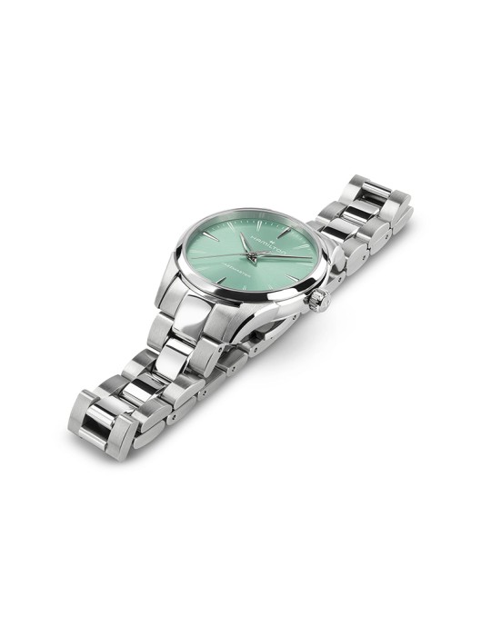 Hamilton Jazzmaster Solo Tempo Quartz 32mm Turquoise Watch - 0