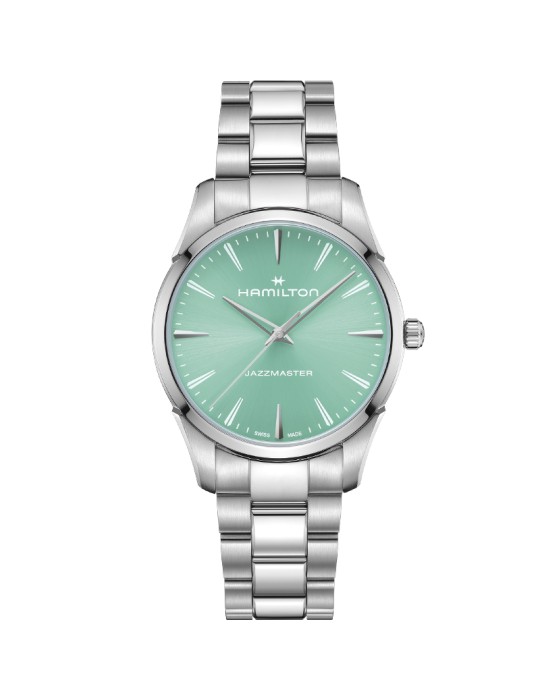 Orologio Hamilton - Jazzmaster Gent Solo Tempo Quartz 40mm Turchese - 0