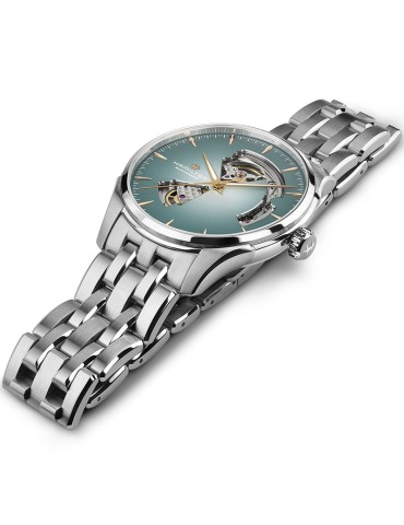 Orologio Hamilton - Jazzmaster Open Heart Automatico 40mm Turchese - 0 2