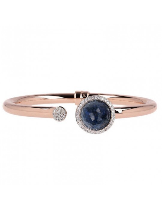 Bronzallure Woman Bracelet - Precious Open with Dumortierite and Zircons - 0