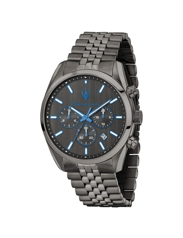 Maserati watch - Chronograph - Metal Gun - 43mm - Blue hands - R8853154002