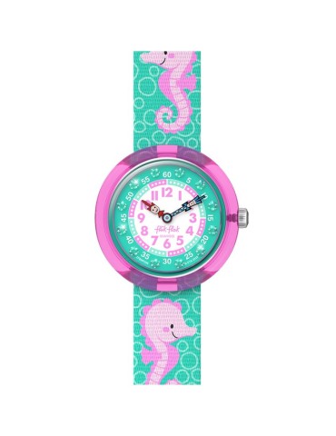 Orologio Flik Flak - Bubbly Seahorse - 32mm - Verde Acqua - ZFBNP256