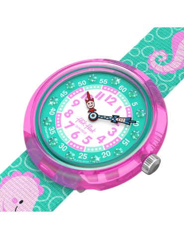 Orologio Flik Flak - Bubbly Seahorse - 32mm - Verde Acqua - ZFBNP256 2